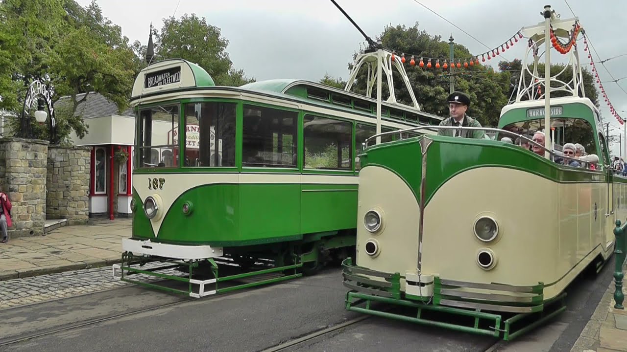 Blackpool Trams at Crich Tramway Village