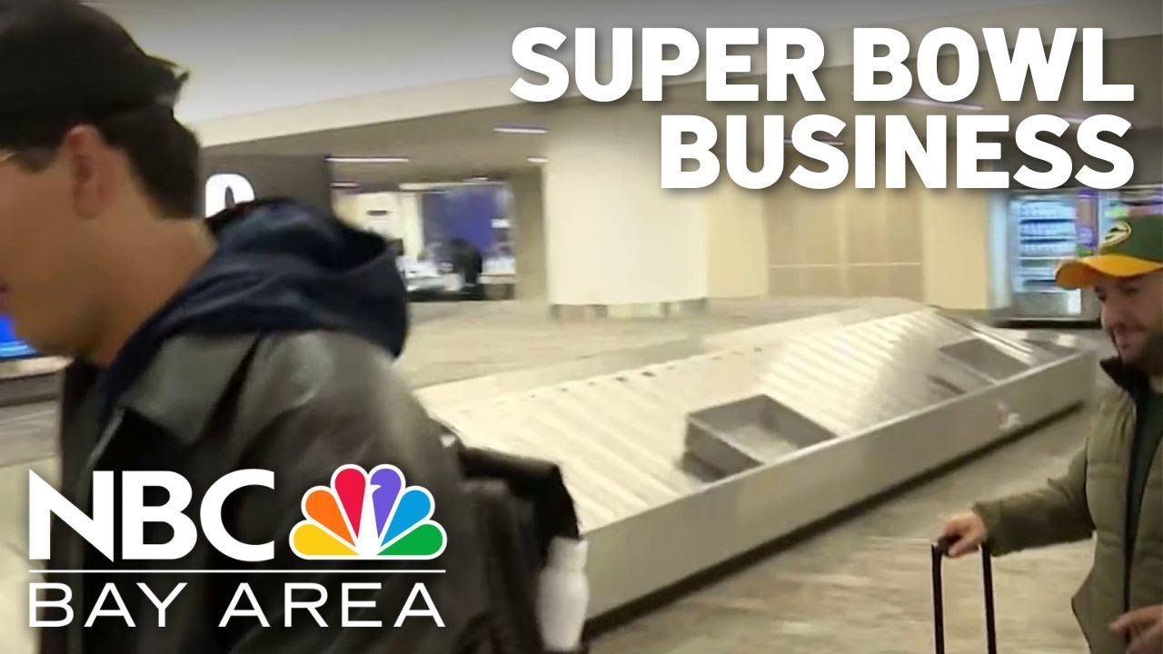 Early Super Bowl fan arrivals bring big business to Bay Area