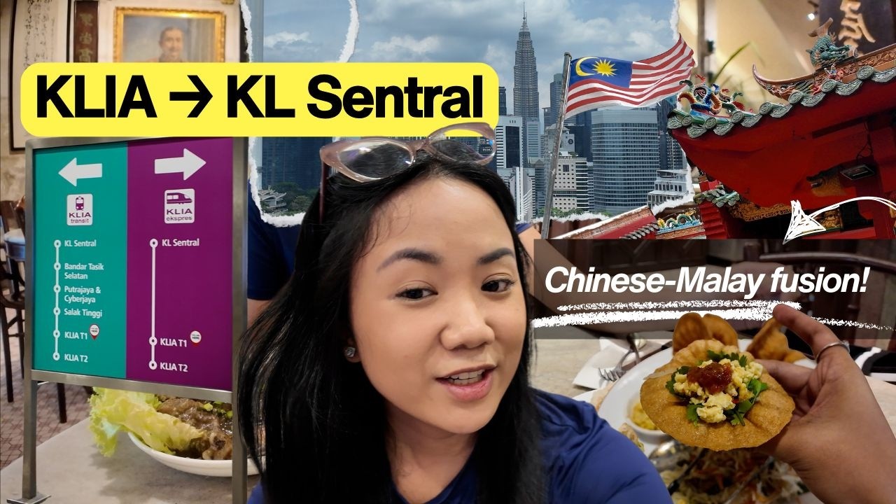 Episode 1: KLIA Express to KL Sentral — Easiest Way into Kuala Lumpur? (Train, Food & Stay)