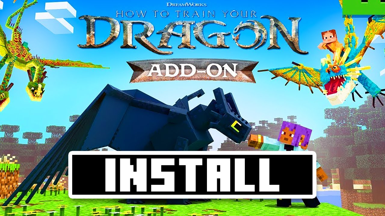 How to Download & Install How to Train your Dragon for Minecraft Bedrock (New Add-On)