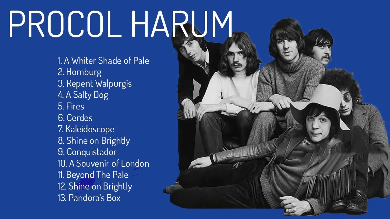 Procol Harum- In memory of Gary Brooker( (29/05/1945 &ndash; 19/02/2022)-  Procol Harum Greatest Songs