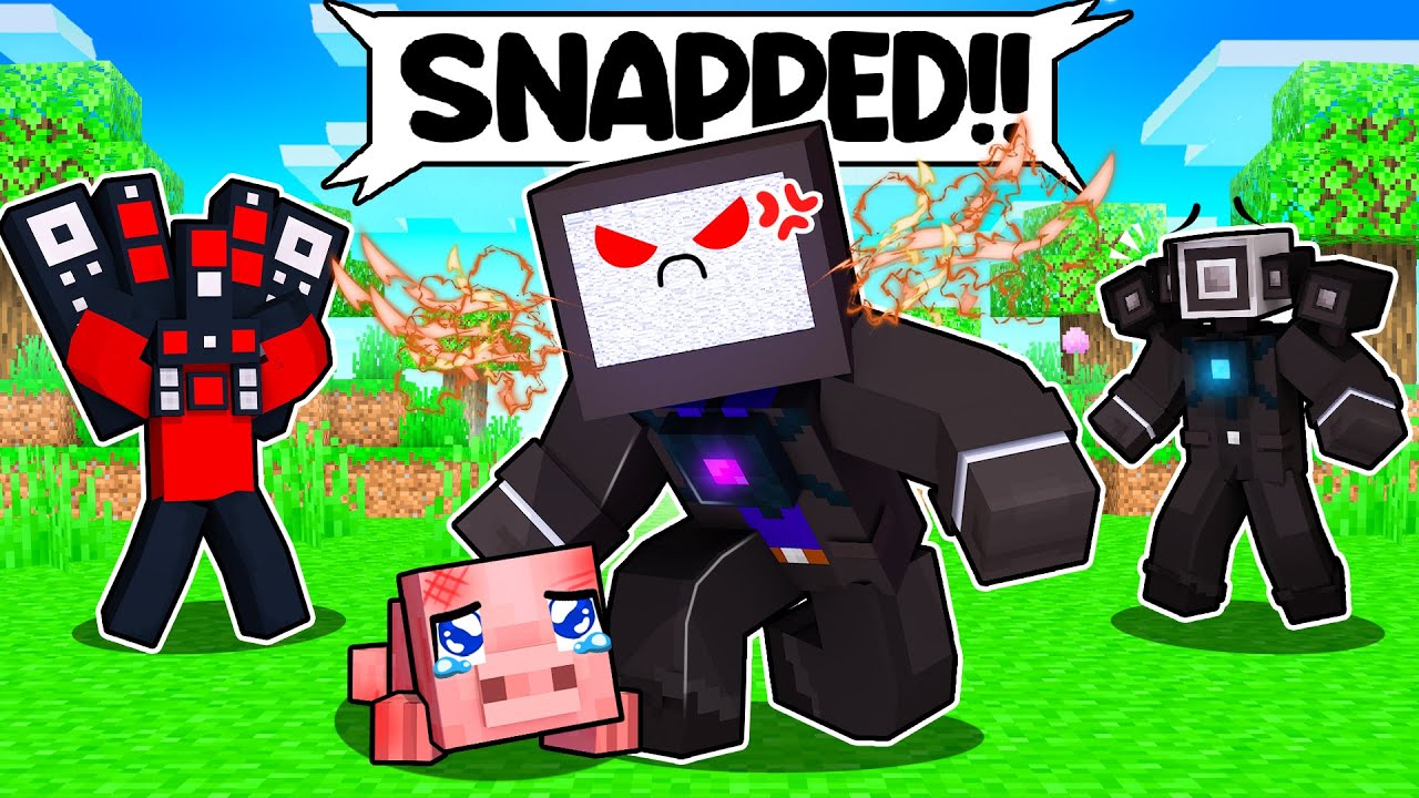 Телевизионный ТИТАН ЩЕЛКНУЛСЯ в Minecraft!