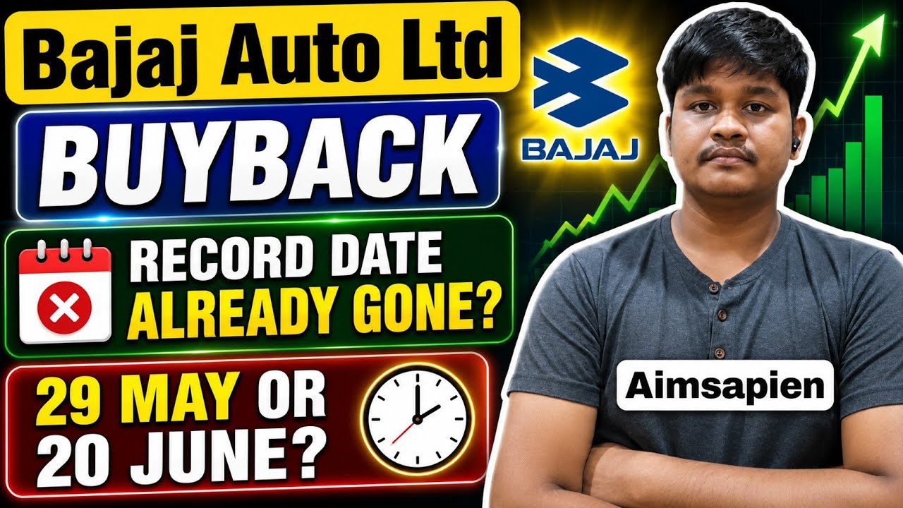 Bajaj Auto ltd Buyback ka record date already jaa chuka hai? | Aimsapien 