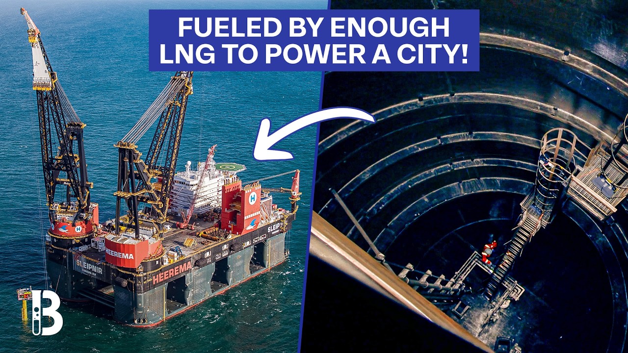 This 140,000 Ton Mega-Ship Is Propelled by LNG Engines & Eight Giant Thrusters | Blueprint