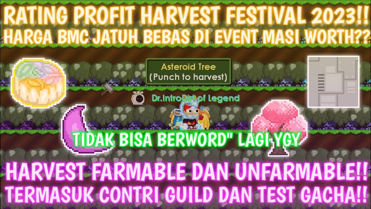 Rekap Harvest Fest 2023, Harvest Heroes, dan Offering Table | Growtopia Indonesia