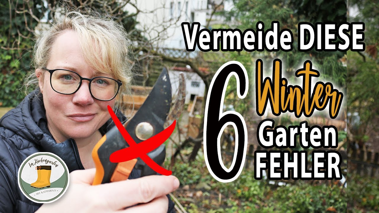 ❄️ 6 Gartenfehler vermeiden!!  Was ich im Winter NICHT im Garten mache