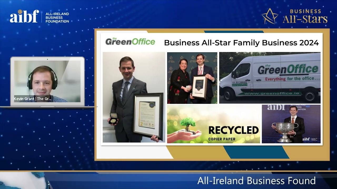 Kevin Grant, The Green Office | Business All-Star Accreditation Ceremony 2023