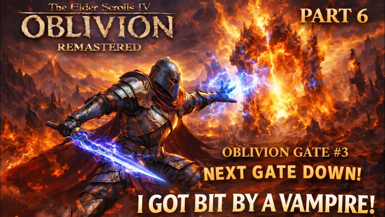 I Became a VAMPIRE... and Closed Another Oblivion Gate | Oblivion Remastered Part 6