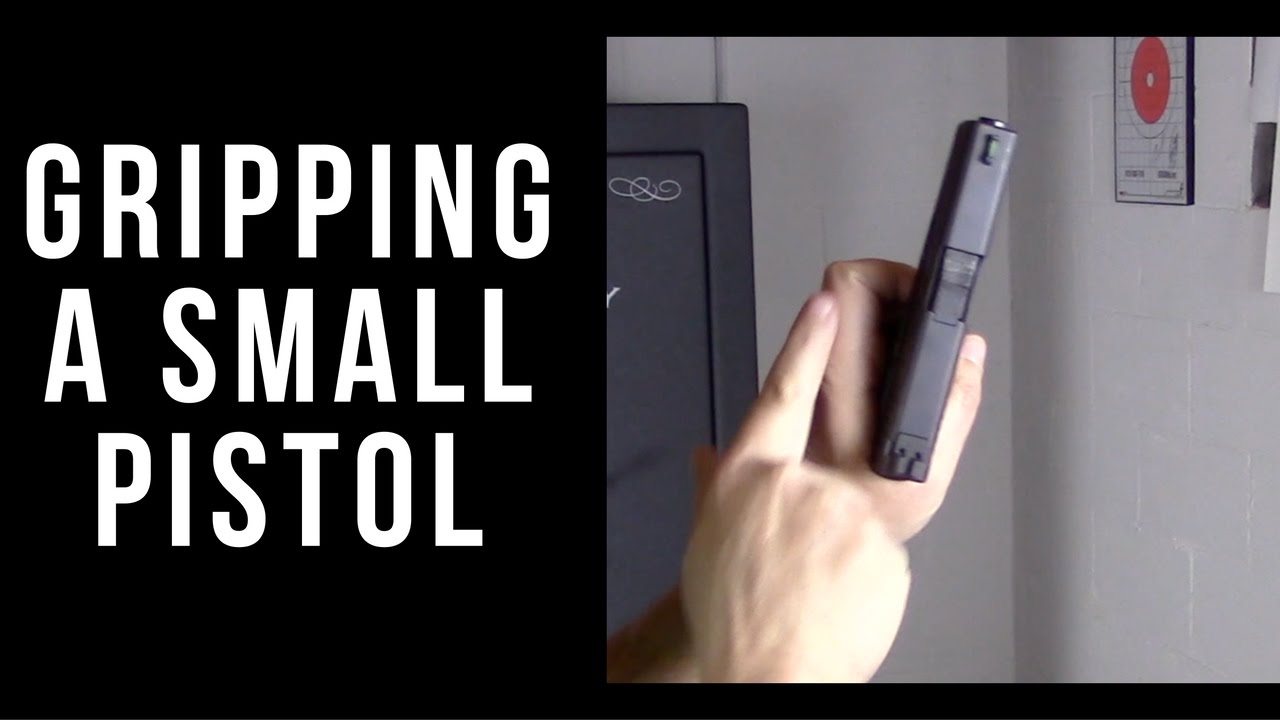 Gripping a small pistol for accuracy - Glock 43