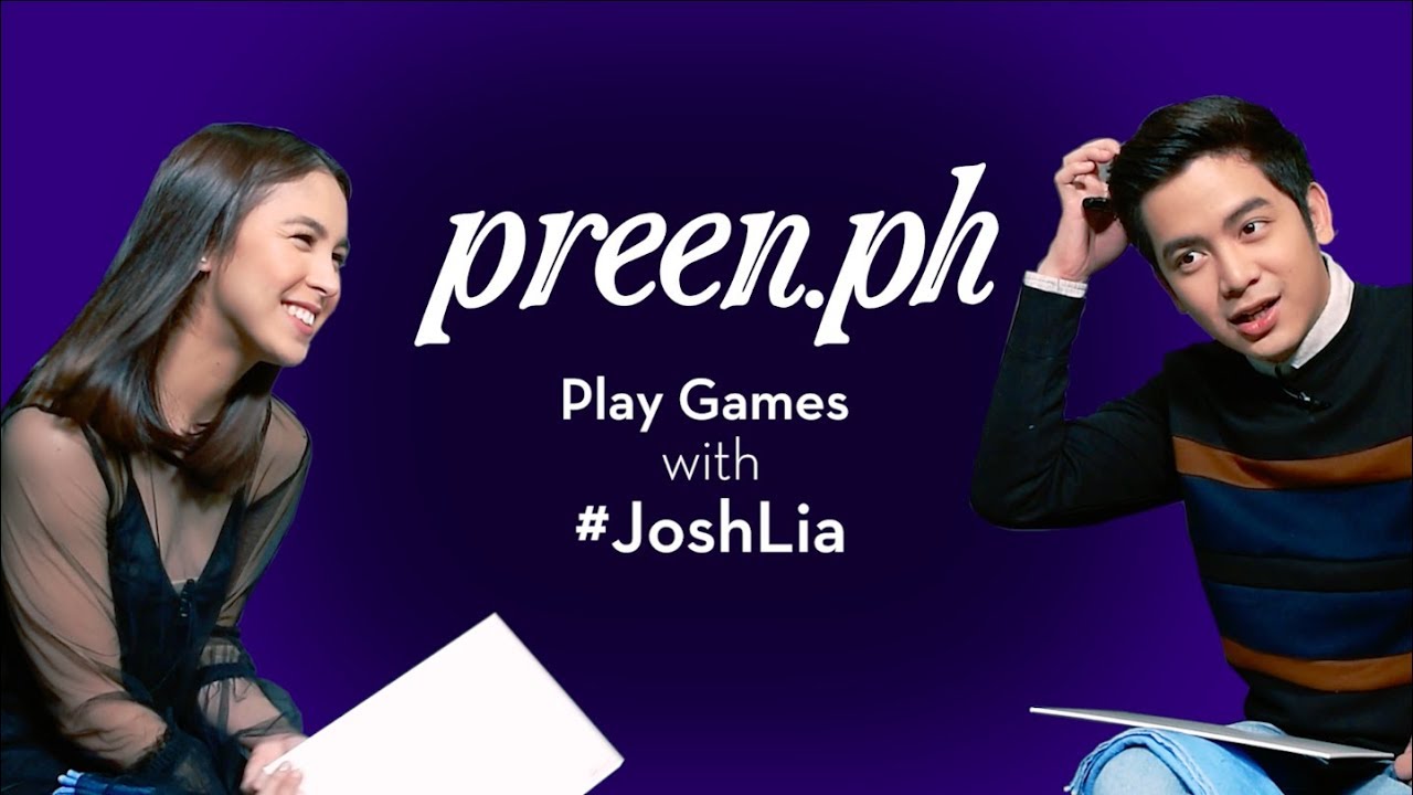 Get to Know #JoshLia via Whiteboards | Profiles | Preen Online