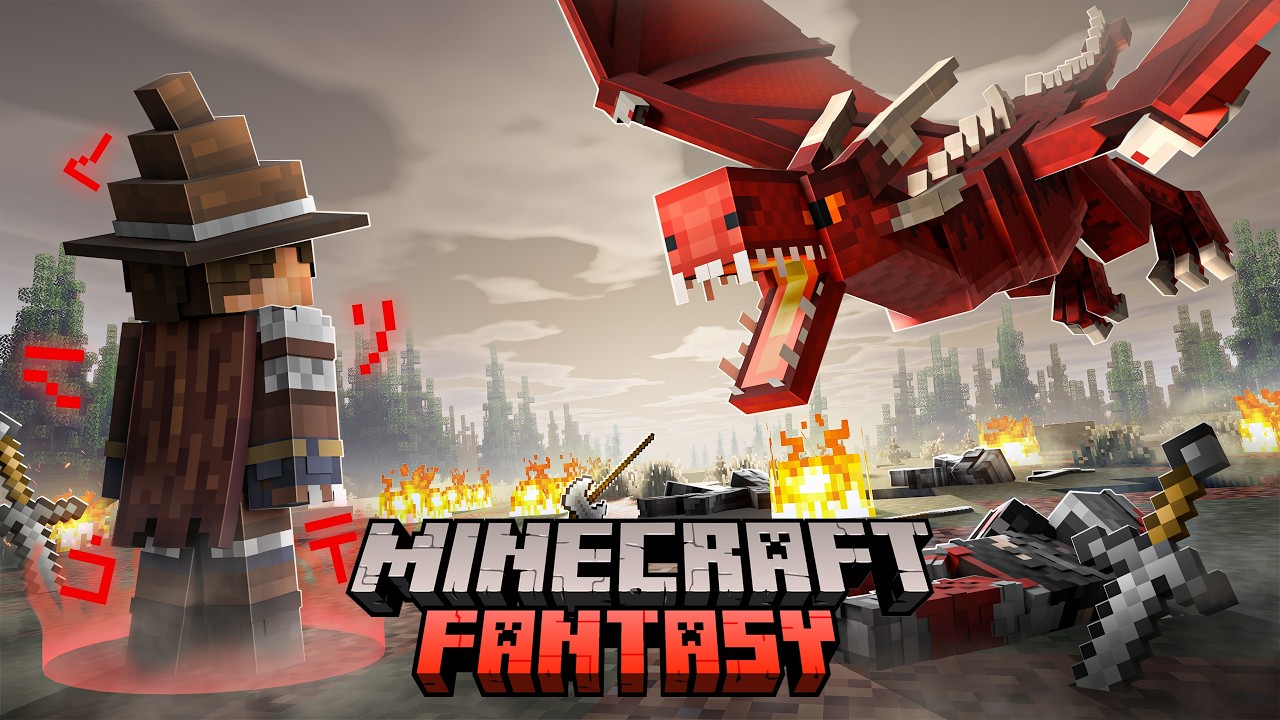 Can 100 Players Survive Fantasy Minecraft?