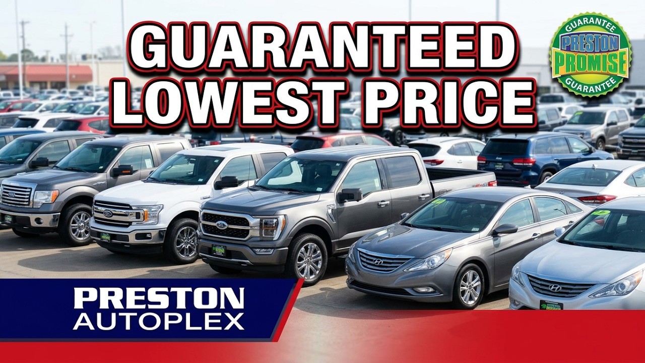 The Preston Promise Price makes Shopping for Used Cars and Trucks at the Autoplex Easy