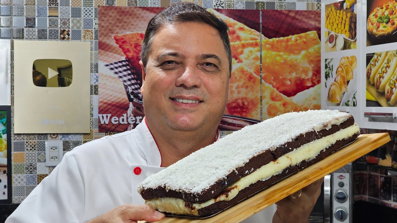 BOLO DE PRESTÍGIO MOLHADINHO UMA DELÍCIA