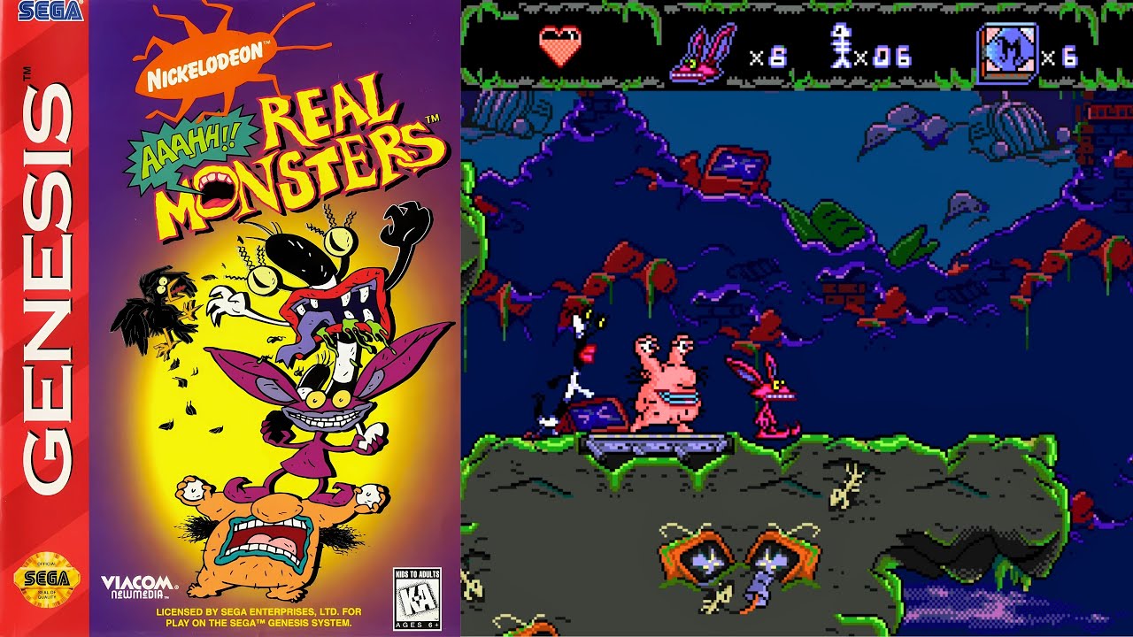 (First 5 mins) Aaahh!!! Real Monsters [SEGA Genesis / Mega Drive 1995] 🎮 #retrogaming