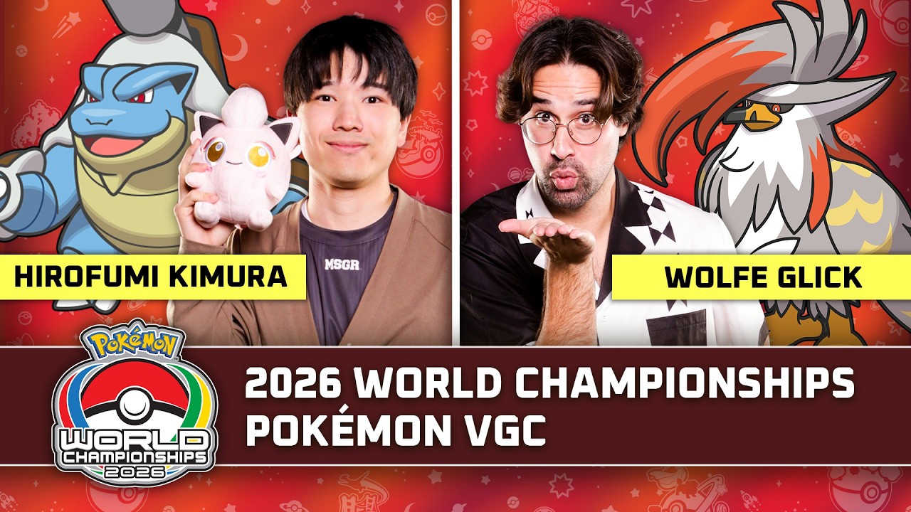 Wolfe Glick Commits from Turn One | 2026 Pok&eacute;mon World Championships | Pok&eacute;mon VGC