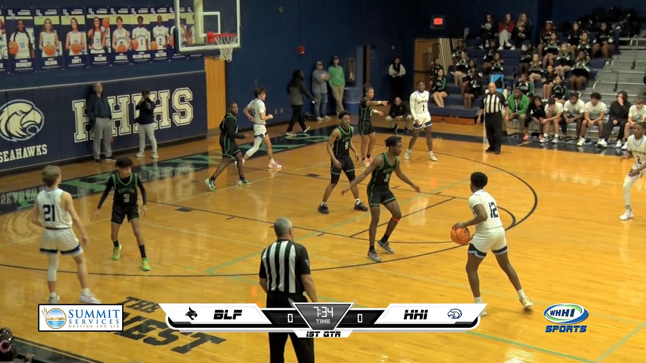BASKETBALL | Bluffton Bobcats at Hilton Head Island High Seahawks BOYS 2023 | Full Game | WHHITV