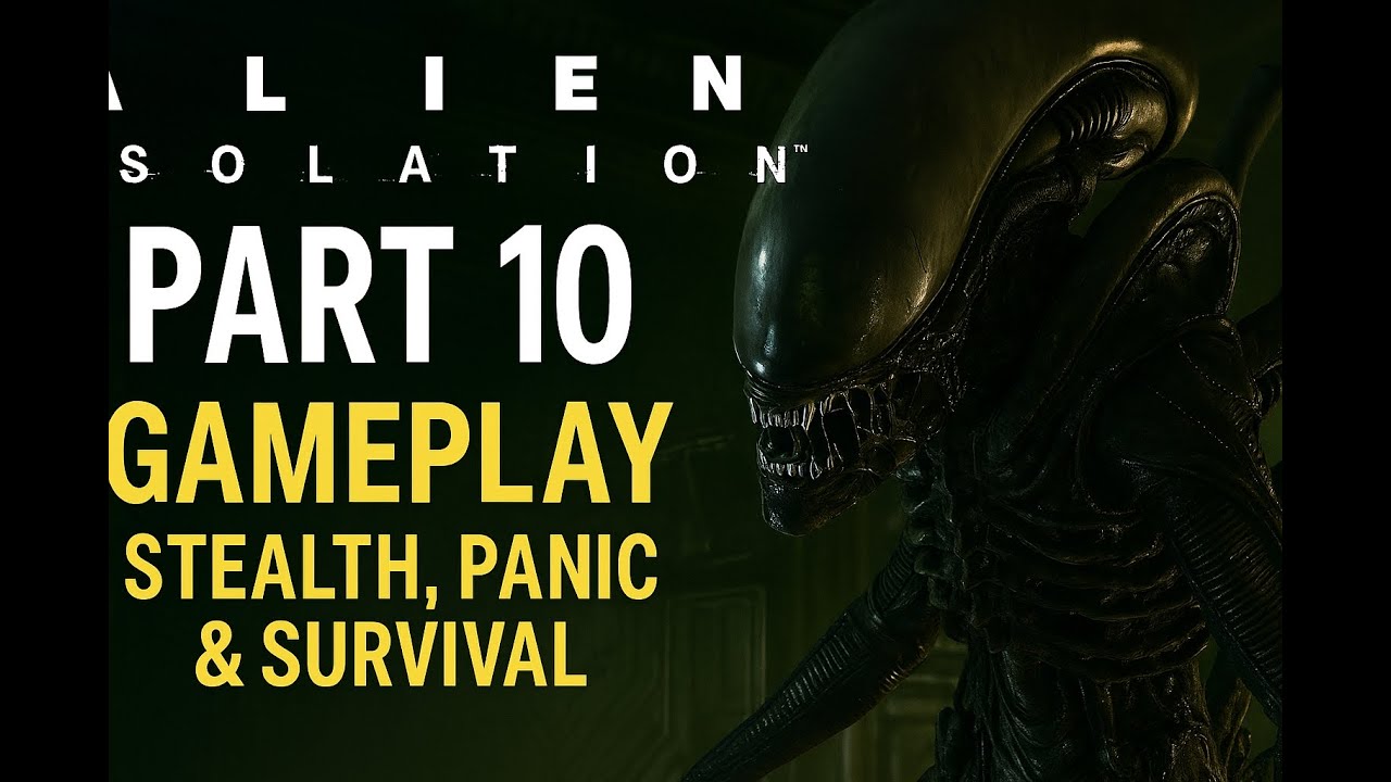 Alien: Isolation Part 10 Gameplay – Stealth, Panic & Survival