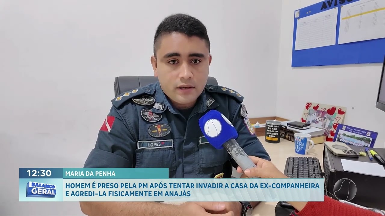 HOMEM É PRESO APÓS TENTAR INVADIR A CASA DA EX-COMPANHEIRA