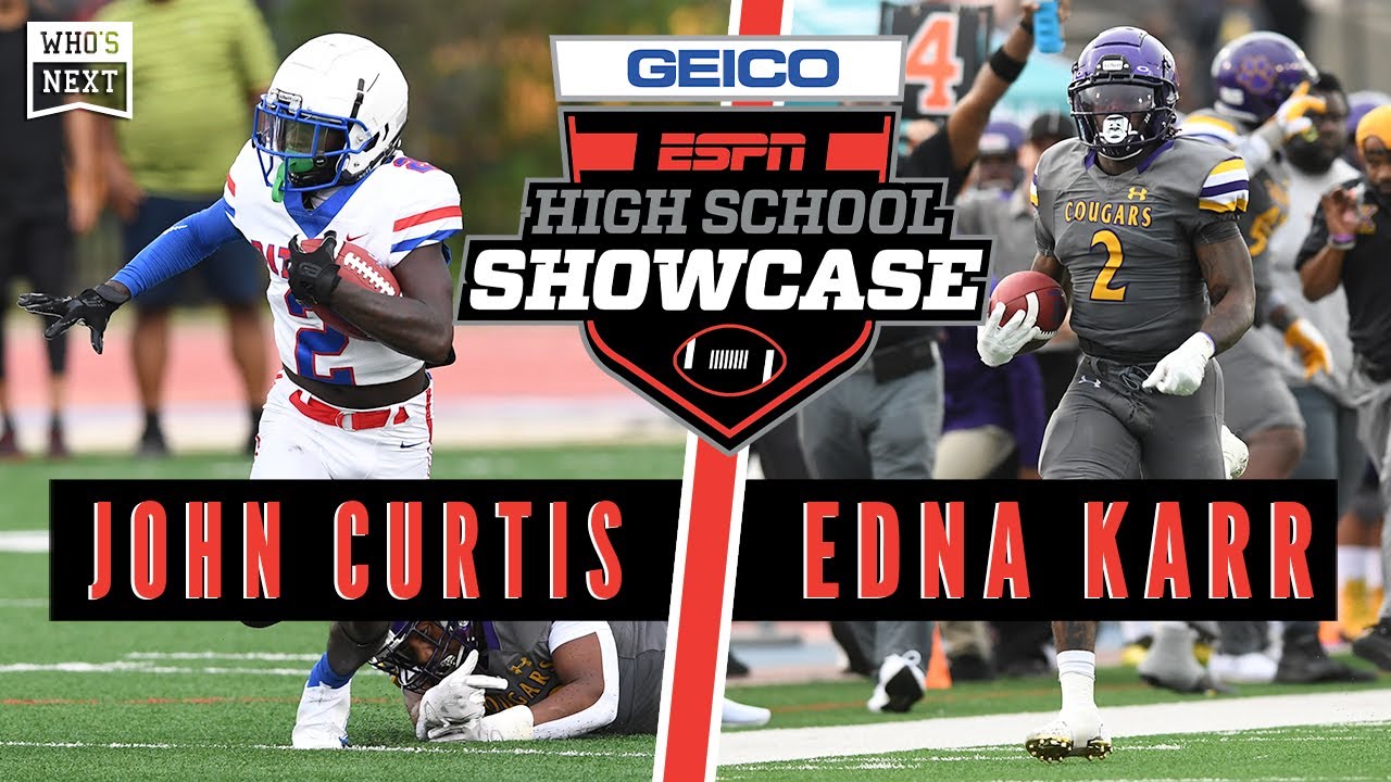 Джон Кёртис (Луизиана) против Эдны Карр (Луизиана) Футбол — лучшие моменты трансляции ESPN