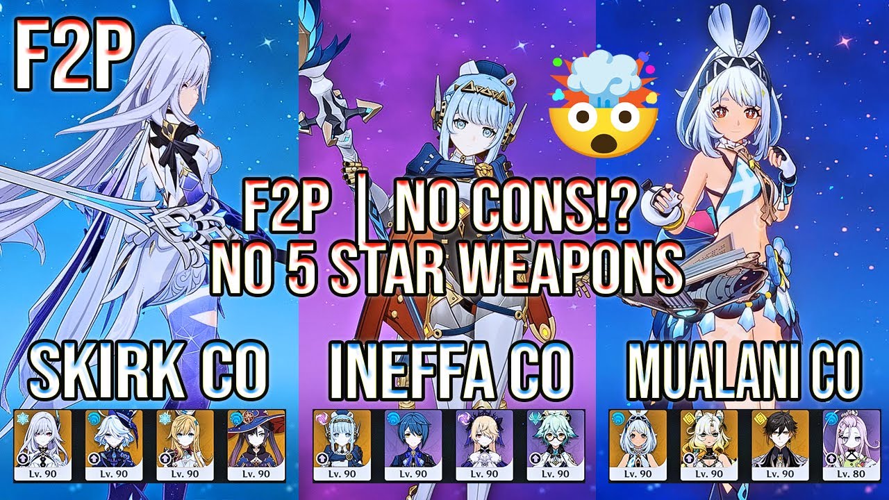 🔥 F2P Weapons, No Constellations! Can Skirk DESTROY the New Stygian Onslaught? | Genshin Impact