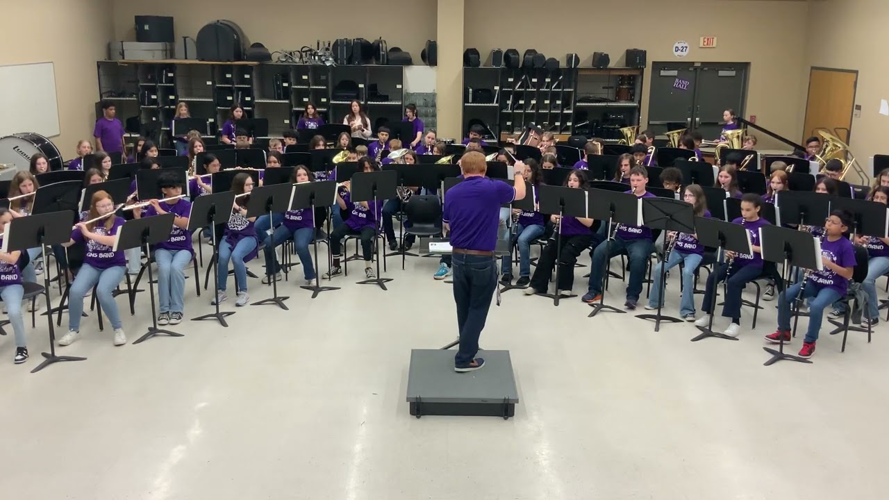 Groves MS Band Beginners Pride of Texas- Camel Caravan
