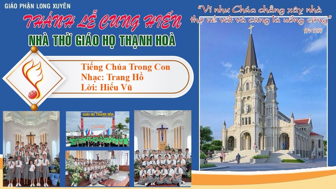 Tiếng Chúa Trong Con | Nhạc: Trang Hồ | Lời: Hiếu Vũ | Ca đoàn Cecilia - Gx. Đồng Tâm