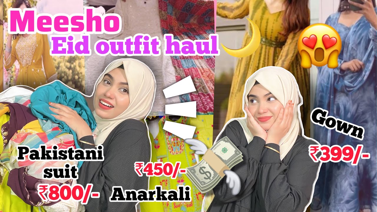 Meesho Readymade Pakistani suit & Ethnic gown‼️🛍️ Eid shopping haul #meeshohaul #meeshoeidoutfit