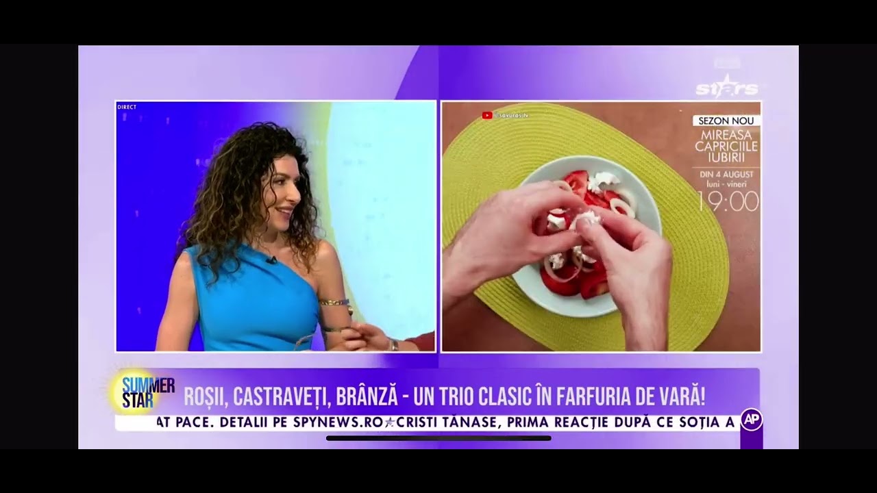 CARMEN BRUMA NE SPUNE CUM SA MANCAM CORECT SALATA DE VARA CU BRANZA ! 
