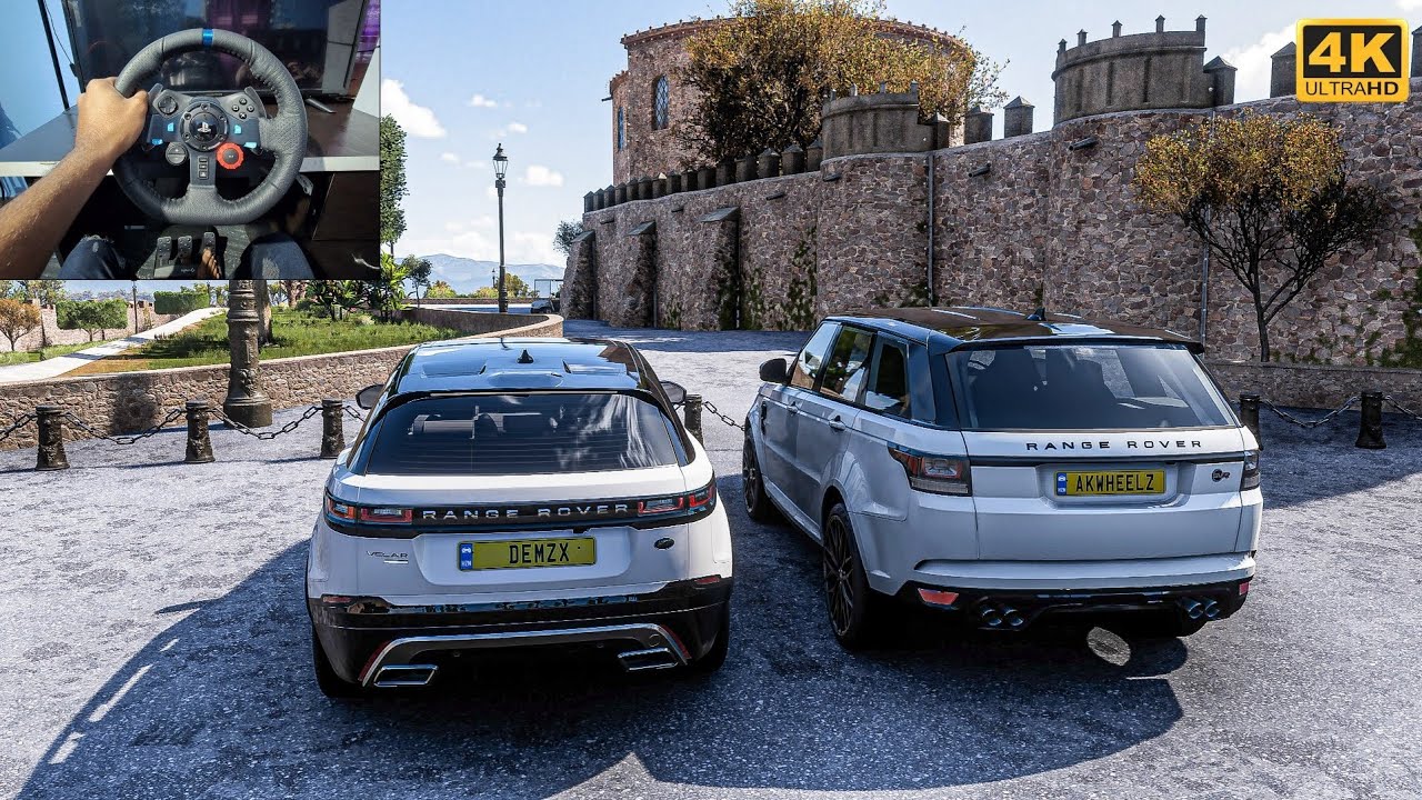 Range Rover Velar & Range Rover Sport SVR | Forza Horizon 5 | Steering wheel Gameplay
