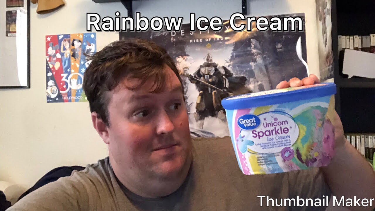 Taste Test: Great Value Unicorn Sparkle Ice Cream (4K)