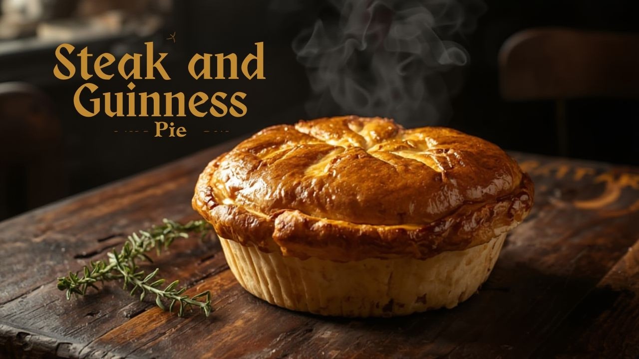 Irish Steak and Guinness Pie