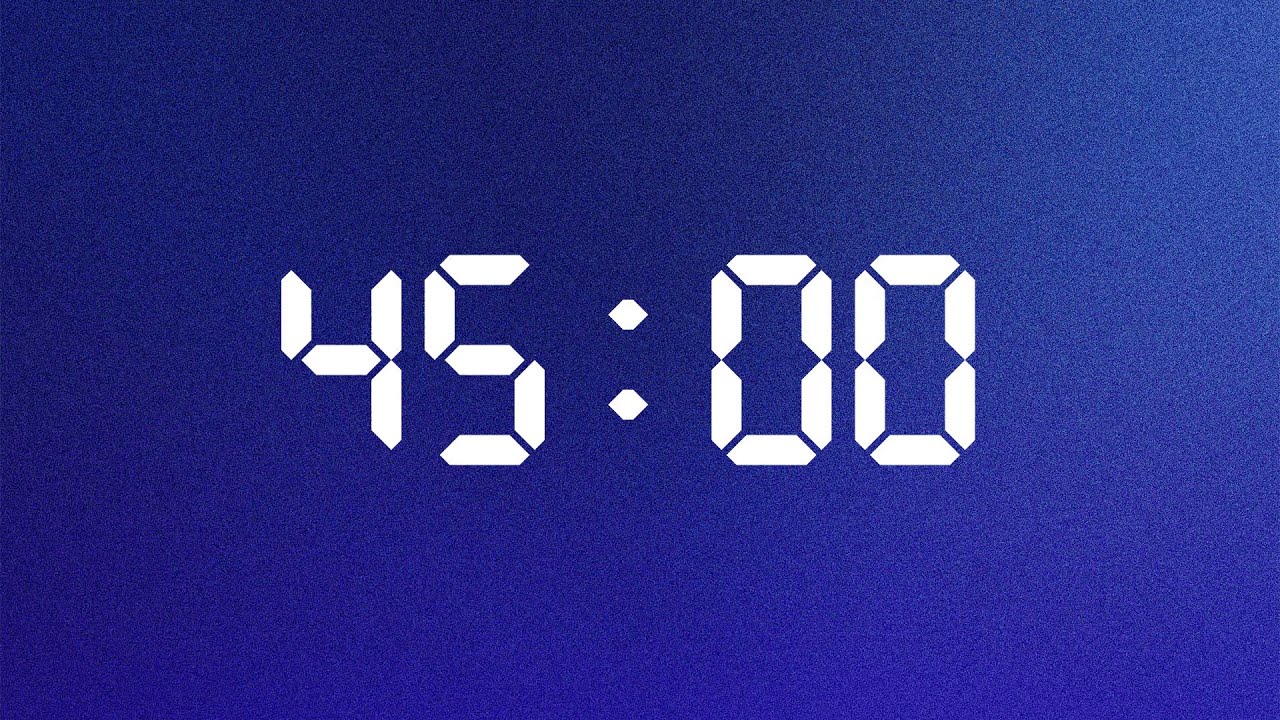45 Minute Timer to Shift Your Brain Waves to Focus & Stay in Frequency | Deep State Edition | NX 🎵🎵