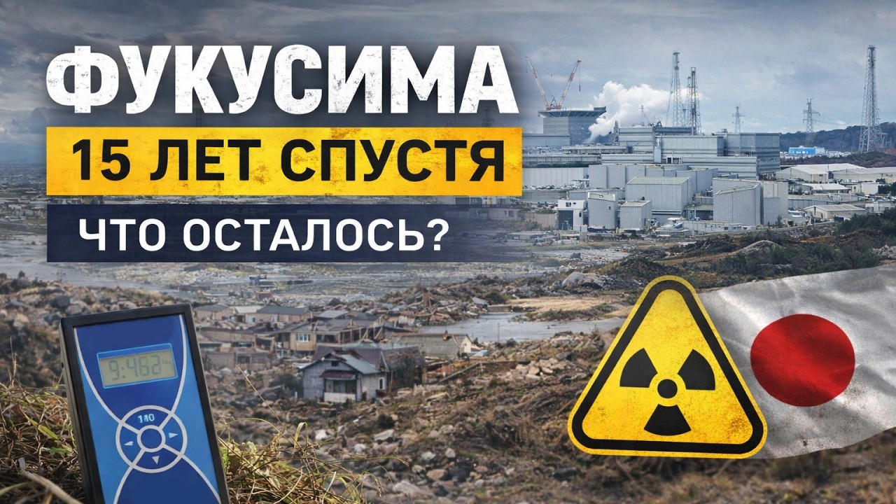 Фукусима 15 лет спустя. Что осталось от катастрофы? 4K