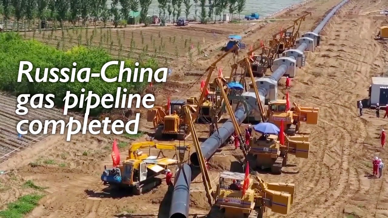 China completes world's largest gas pipeline with Russia, which's to power Shanghai by end of 2024
