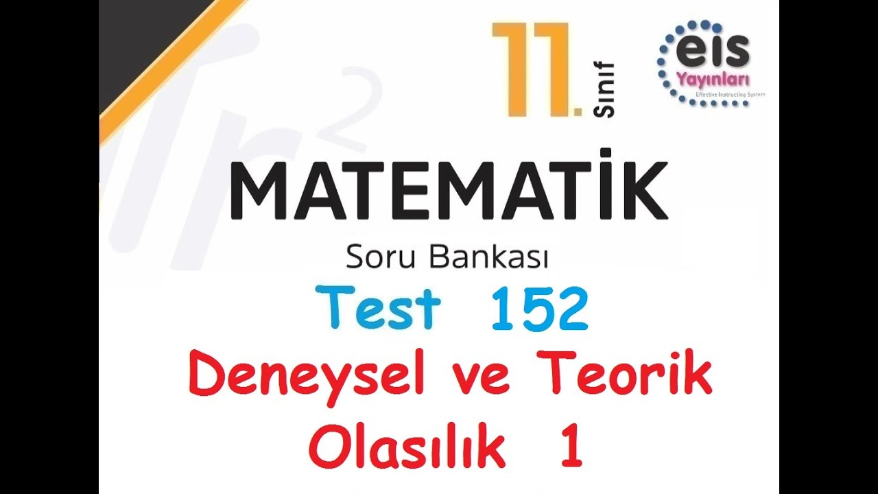Eis Yayınları 11.Sınıf Matematik Soru Bankası Test 152