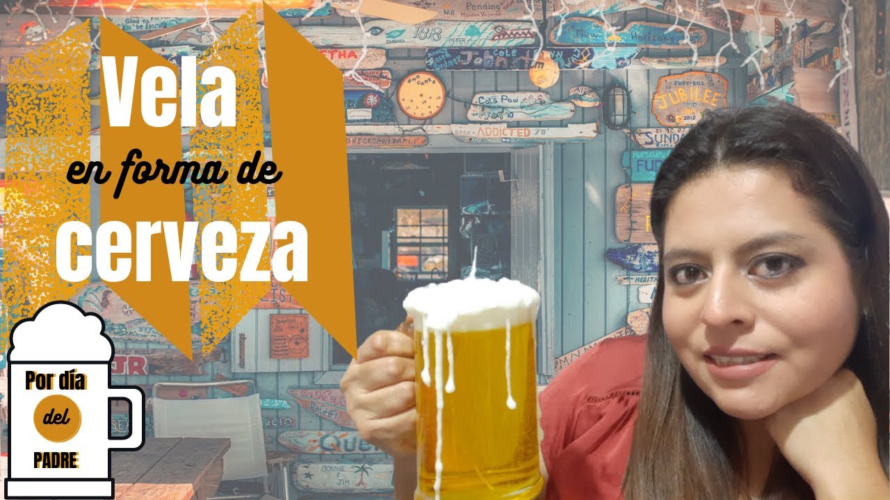 VELA EN FORMA DE CERVEZA