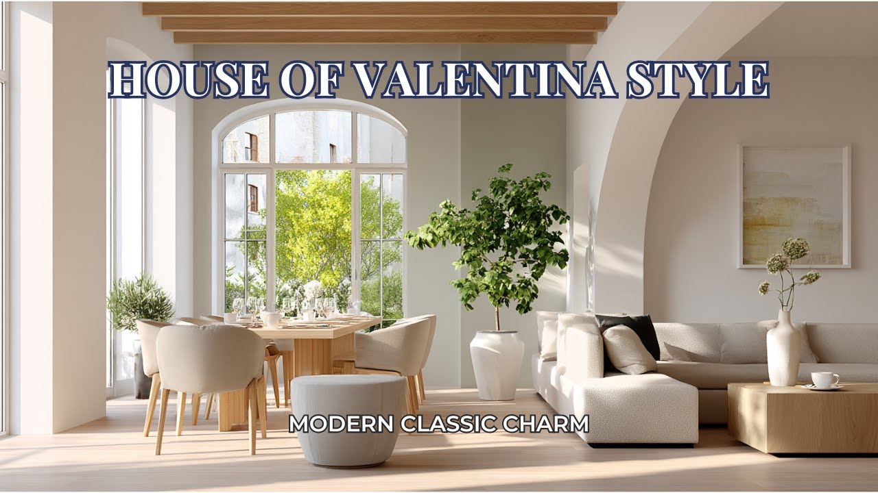 House of Valentina Modern Classic Dining Room Tour | Curated Luxury, Warm Neutrals & Balance