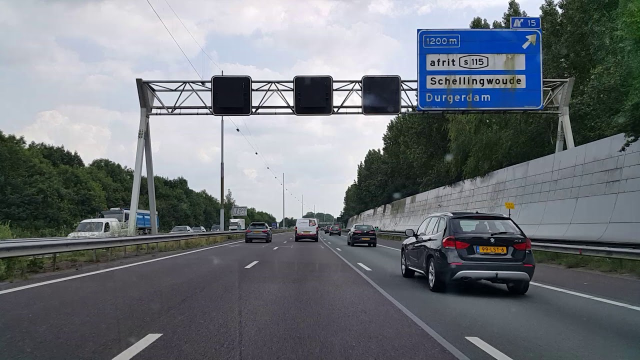 Dashcam Beelden Amsterdam: A10 Coentunnel 》Knooppunt Coenplein 》Zeeburgertunnel 》 Watergraafsmeer