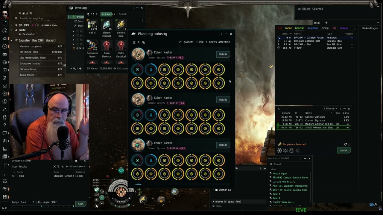 Обзор функционала планетарного производства в инструменте RIFT Intel &mdash; EVE Online 3021