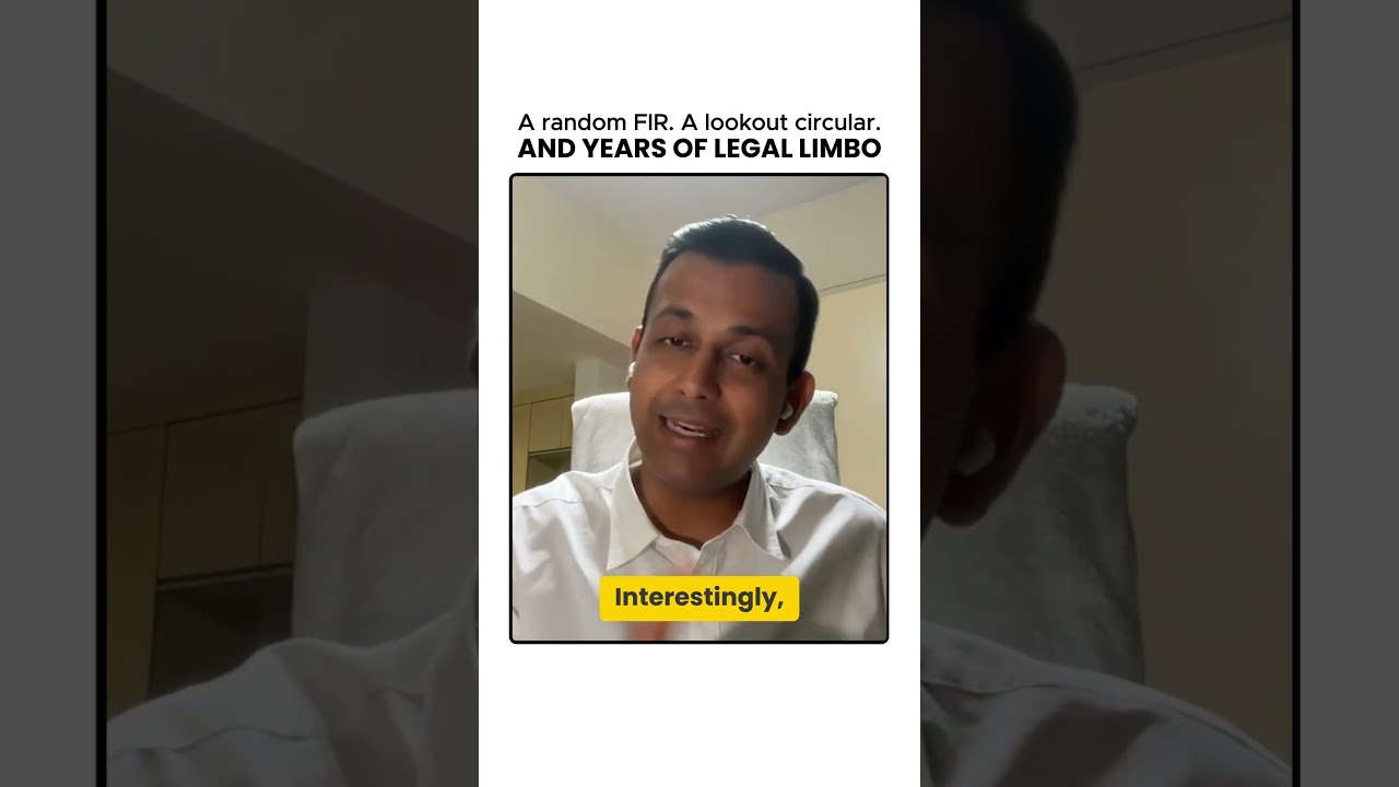A random FIR  A lookout circular and years of legal limbo