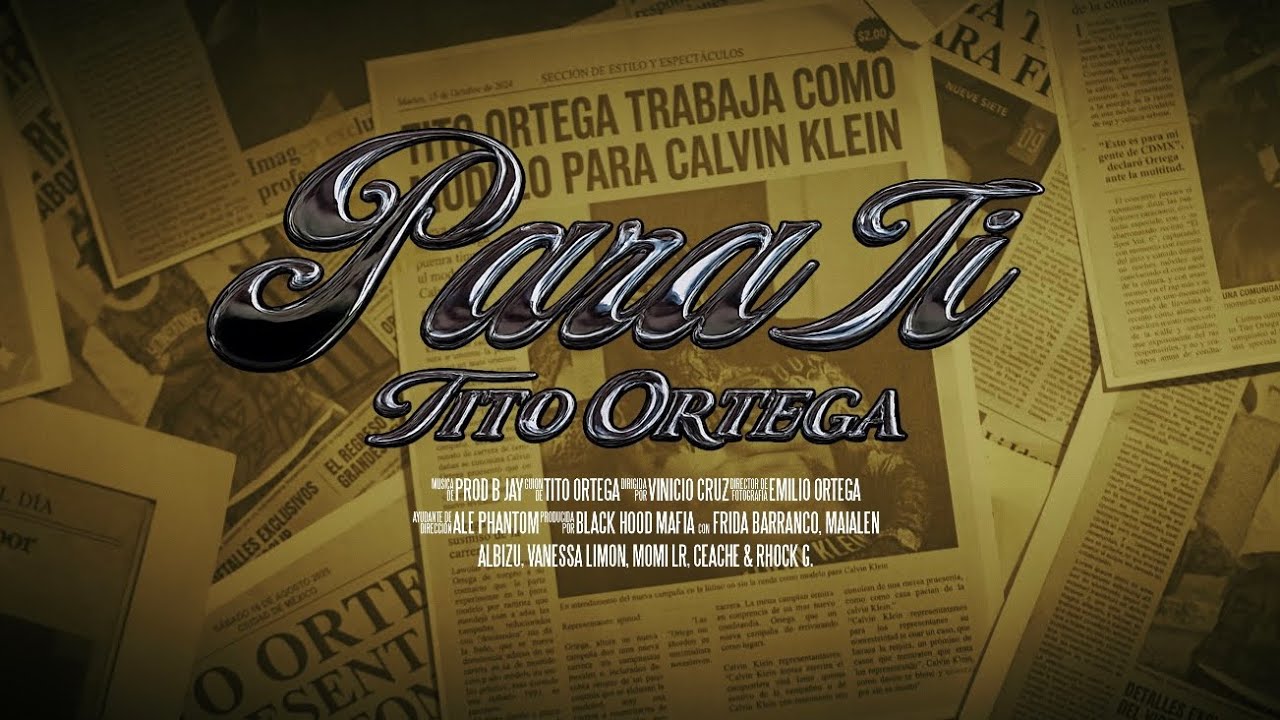 Para ti.⛓️&zwj;💥 Tito Ortega (Video Oficial)