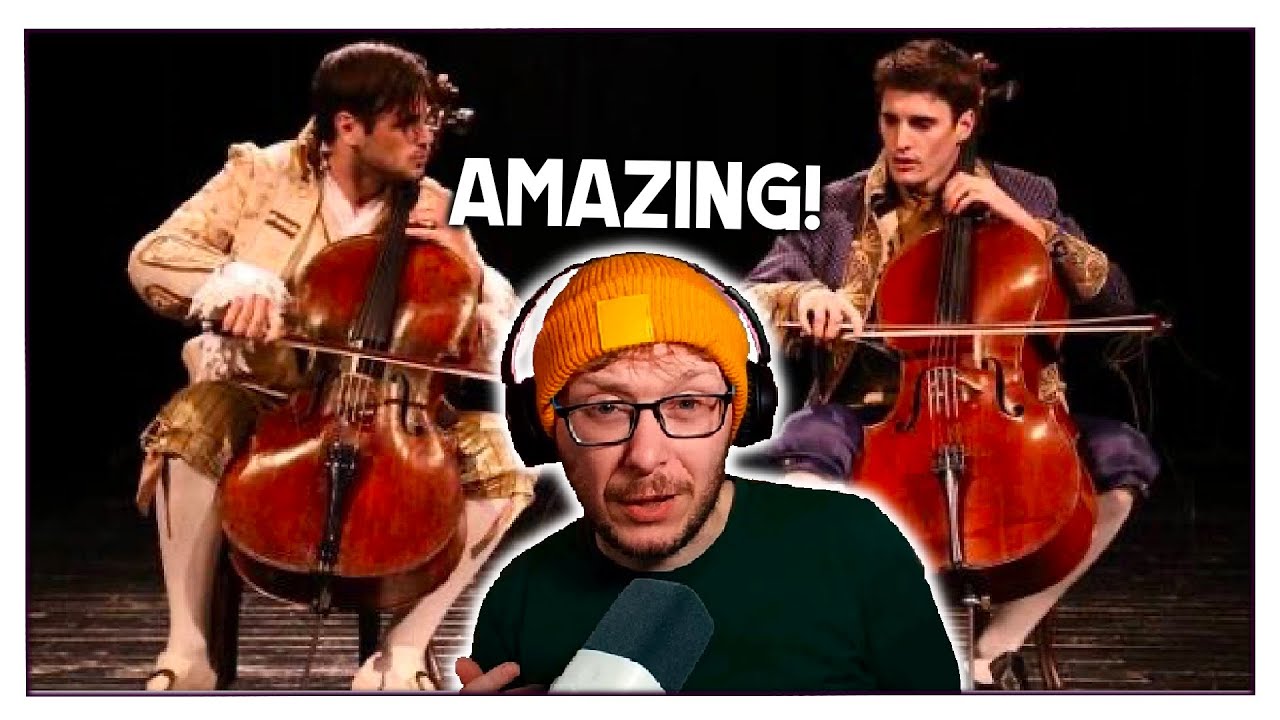 Реакция басиста на 2 виолончели — Thunderstruck