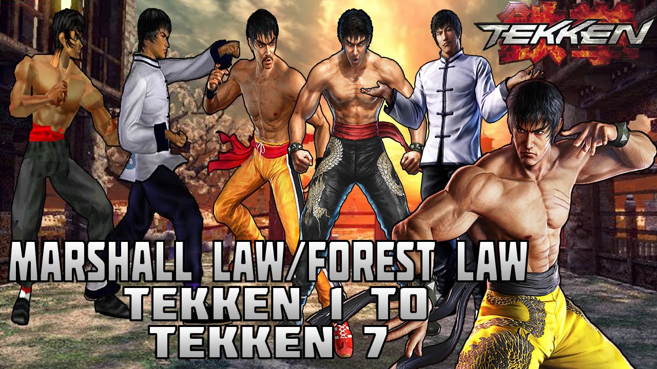 Tekken - Marshall Law/Forest Law Evolution (1994-2016)