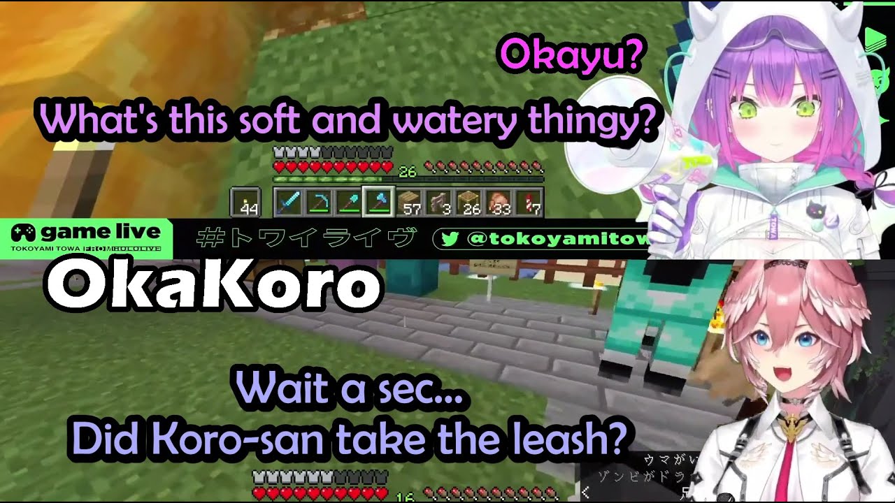 Koro-san and Okayu Do a Little Trolling When Visiting Towa & Lui Who Are Preparing for Summer Fes