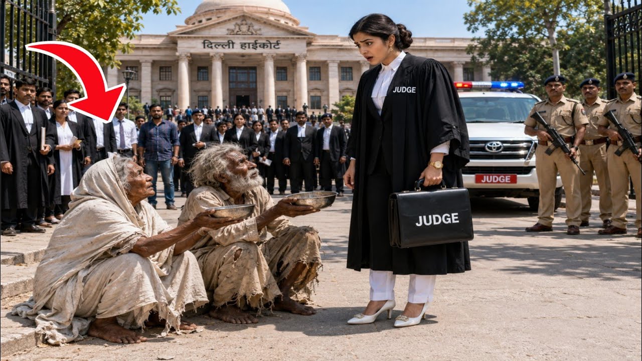 Their daughter was a judge at the Delhi High Court... her elderly parents were found begging outs...