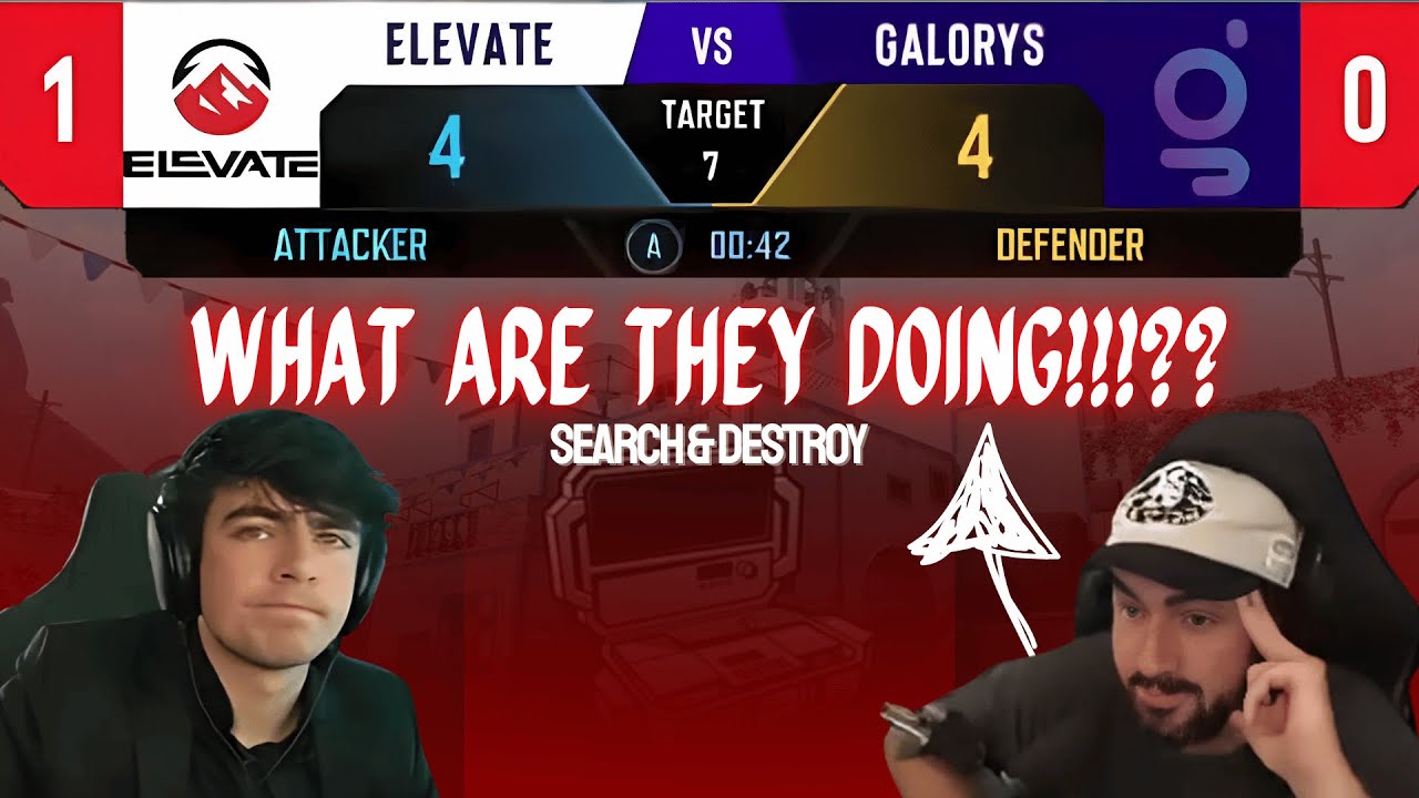 РЕАКЦИЯ СТРИМЕРОВ ELEVATE VS GALORYS – МАТЧ «НАШИ И УНИЧТОЖЬ» ПОЛУФИНАЛ ЧЕМПИОНАТ МИРА CODM 2024