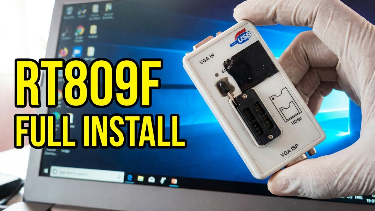RT809F Programming: LED TV Repair Live Training in Kolkata (Part 2)