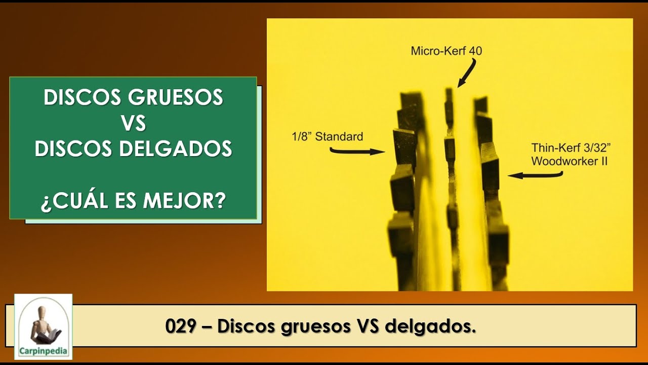 029 - Discos gruesos vs discos delgados ¿Cuál es mejor?