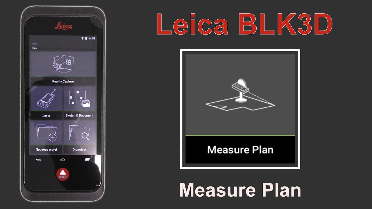 Leica BLK3D - Station de mesure avec l'adaptateur DST360