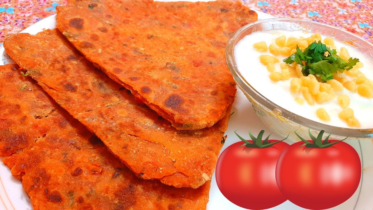 टमाटर का गज़ब के स्वाद का पराठा | Amazing Tomato Paratha 😍
